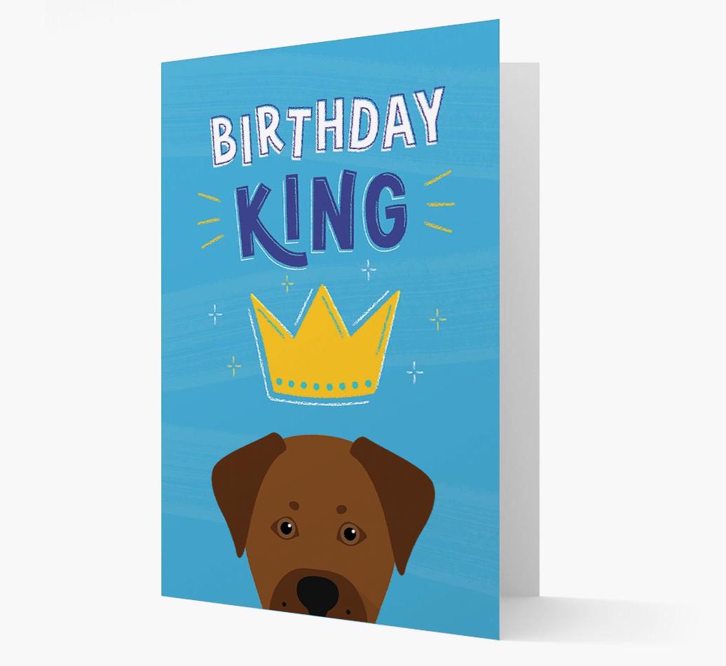 Birthday King: Personalized {breedFullName} Card
