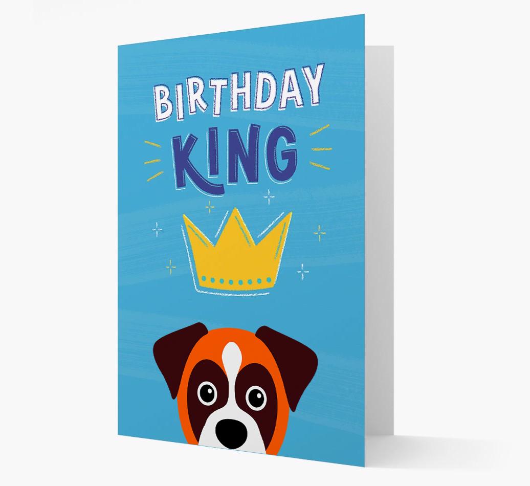 Birthday King: Personalized {breedFullName} Card
