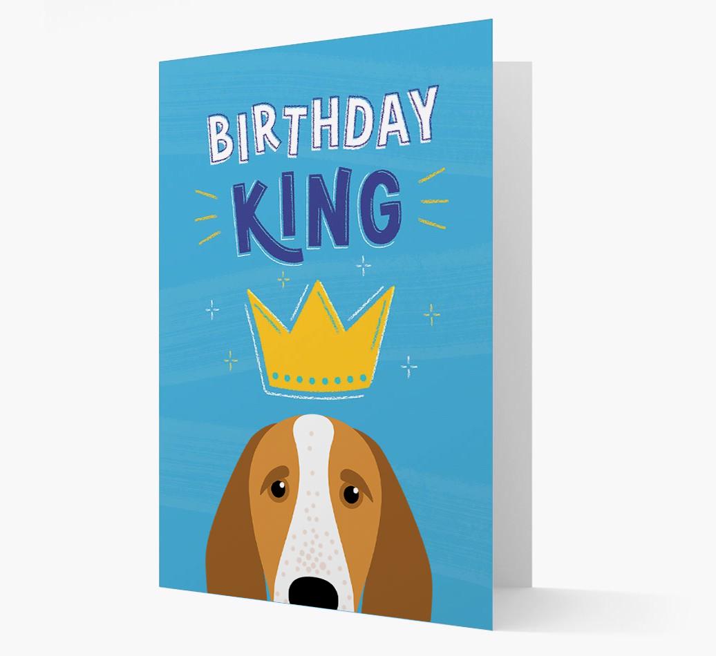 Birthday King: Personalized {breedFullName} Card