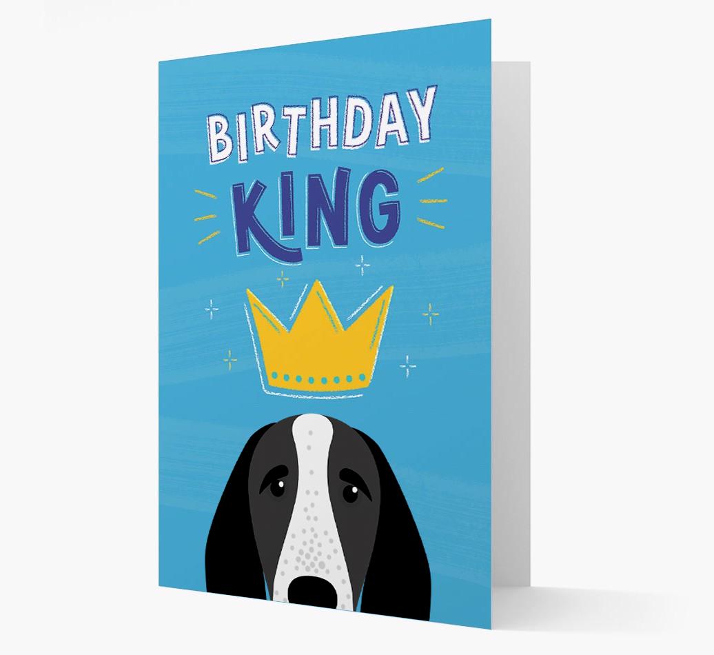Birthday King: Personalized {breedFullName} Card