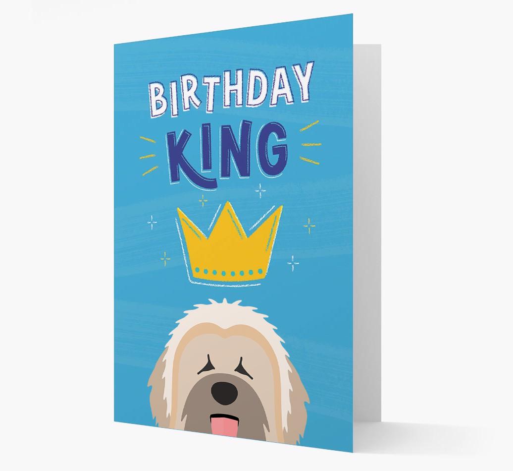 Birthday King: Personalized {breedFullName} Card