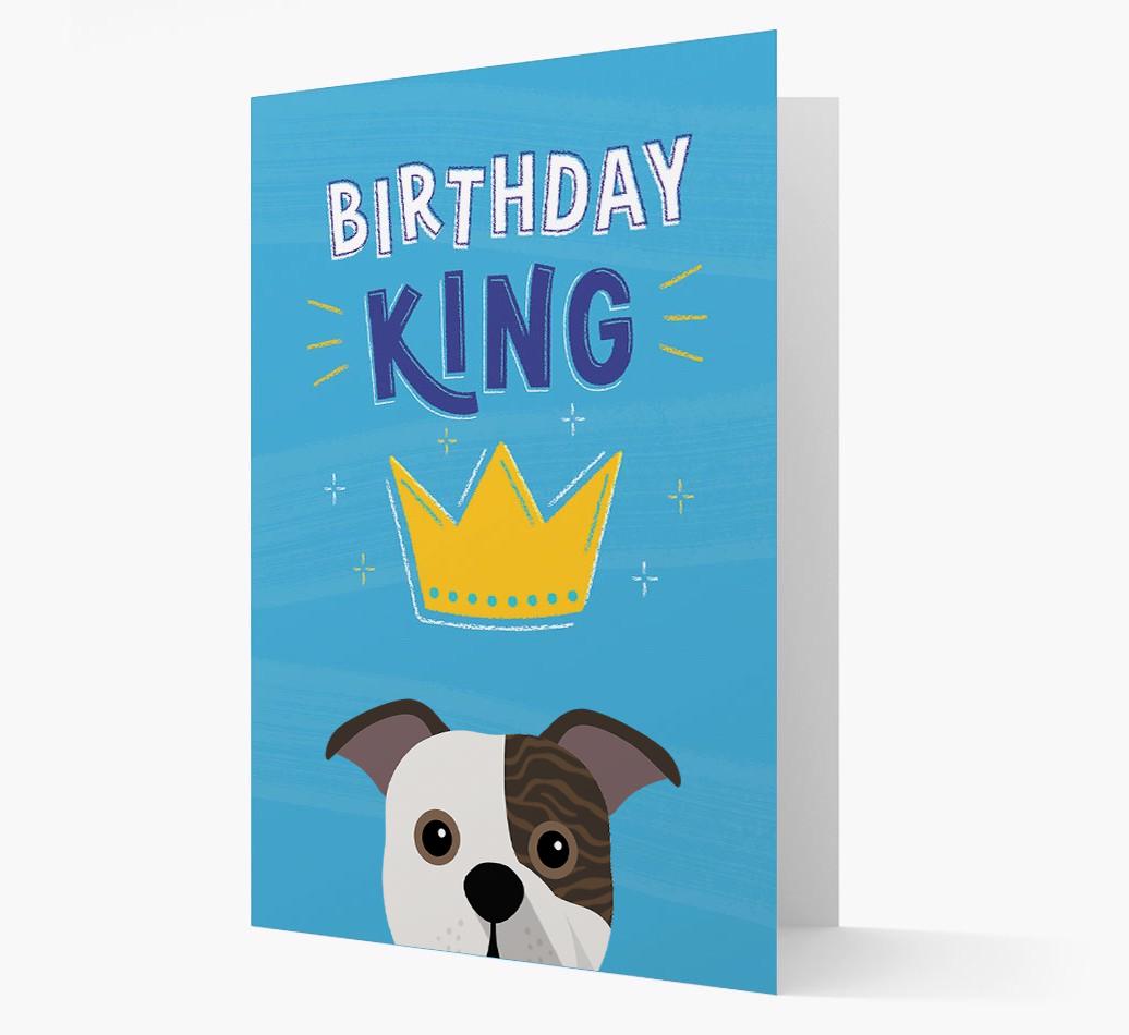 Birthday King: Personalized {breedFullName} Card