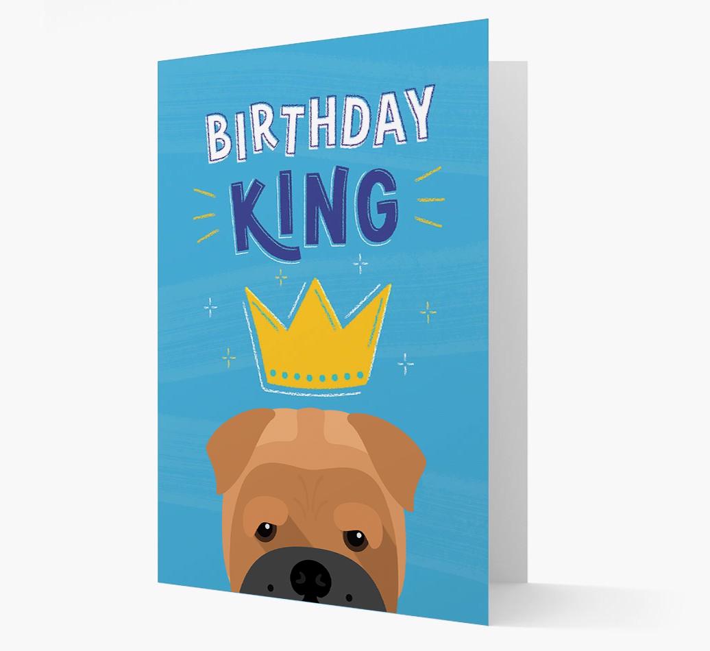 Birthday King: Personalized {breedFullName} Card