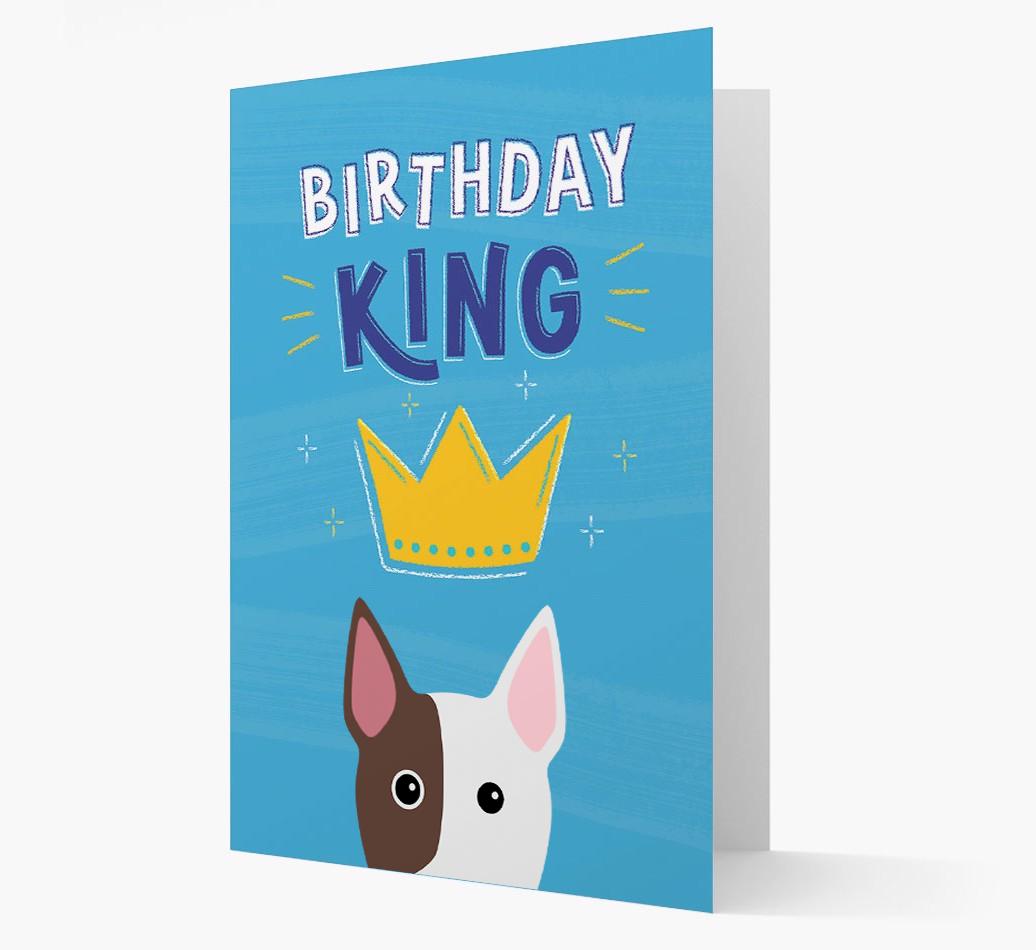Birthday King: Personalized {breedFullName} Card