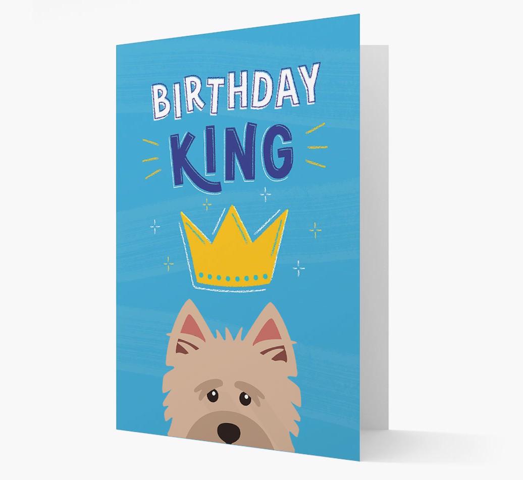 Birthday King: Personalized {breedFullName} Card