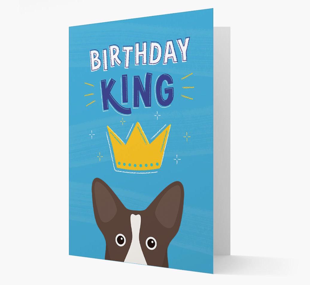 Birthday King: Personalized {breedFullName} Card