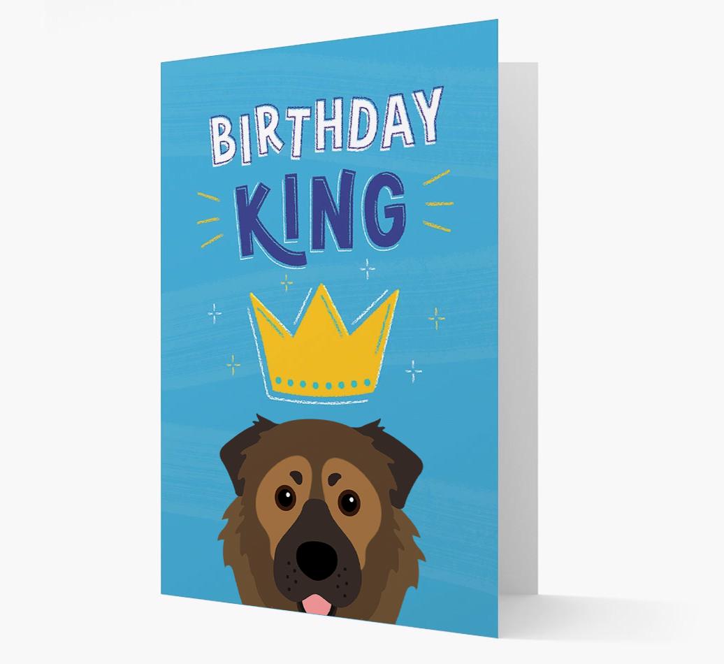 Birthday King: Personalized {breedFullName} Card