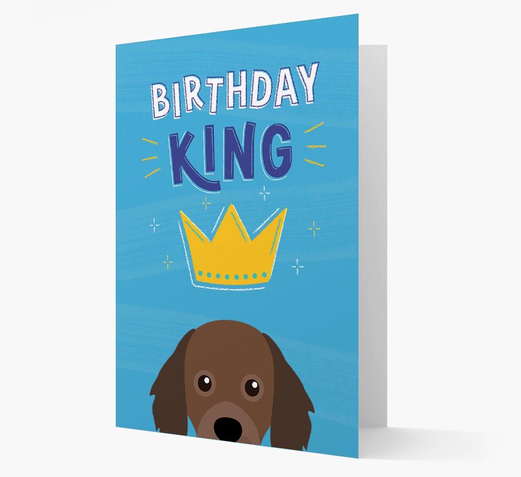 Birthday King: Personalized {breedFullName} Card