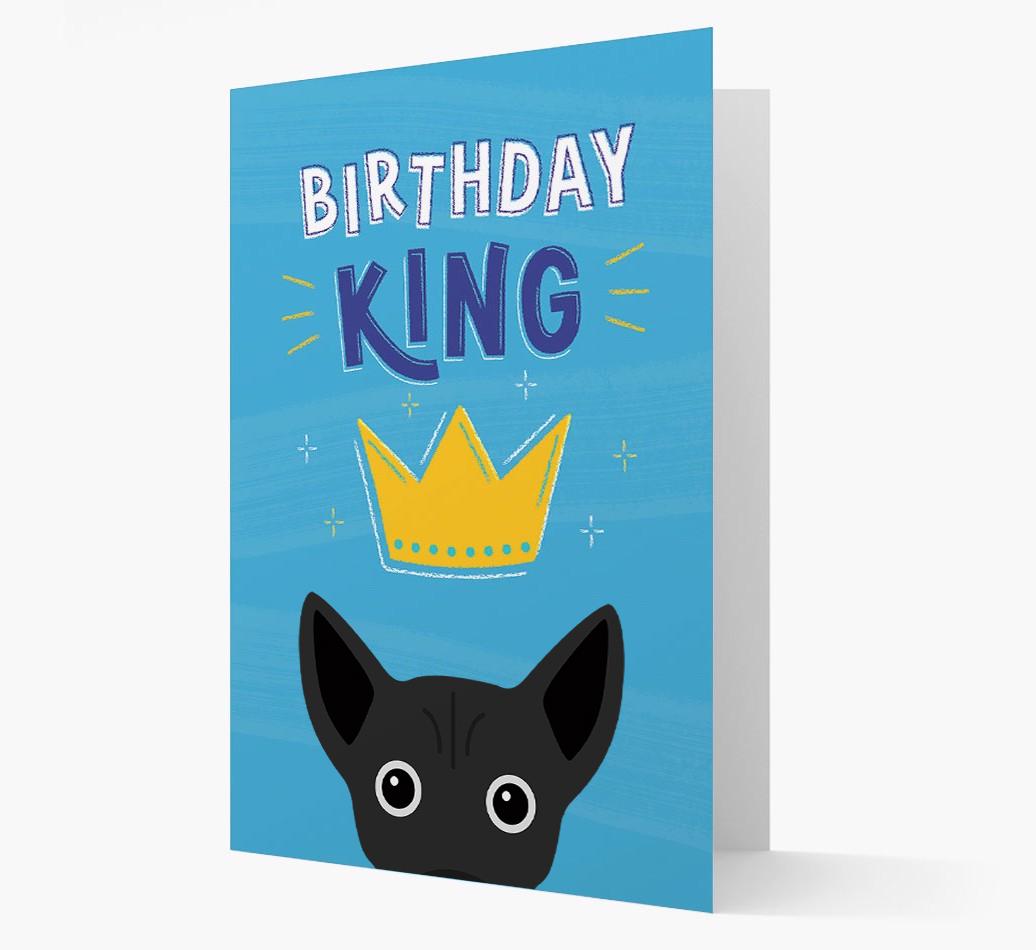 Birthday King: Personalized {breedFullName} Card