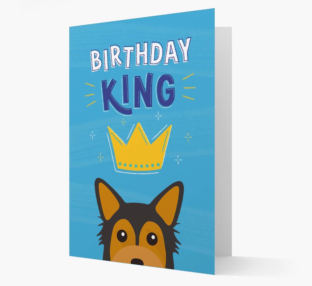 Birthday King: Personalized {breedFullName} Card