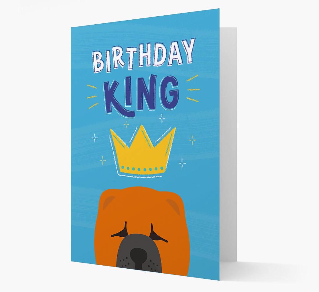 Birthday King: Personalized {breedFullName} Card