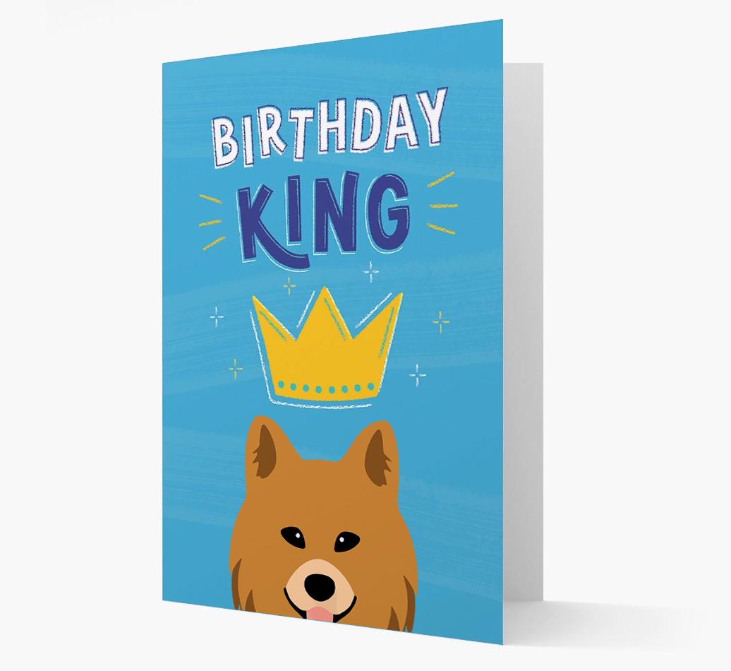 Birthday King: Personalized {breedFullName} Card