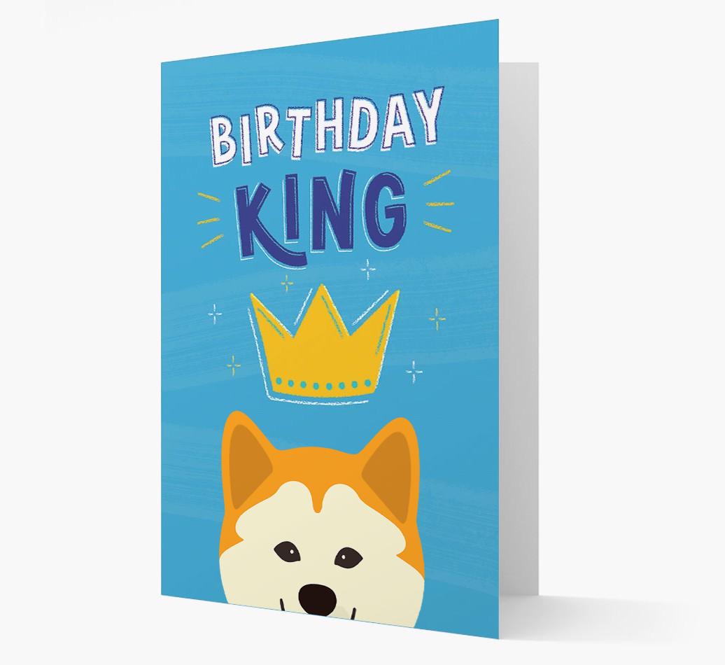 Birthday King: Personalized {breedFullName} Card