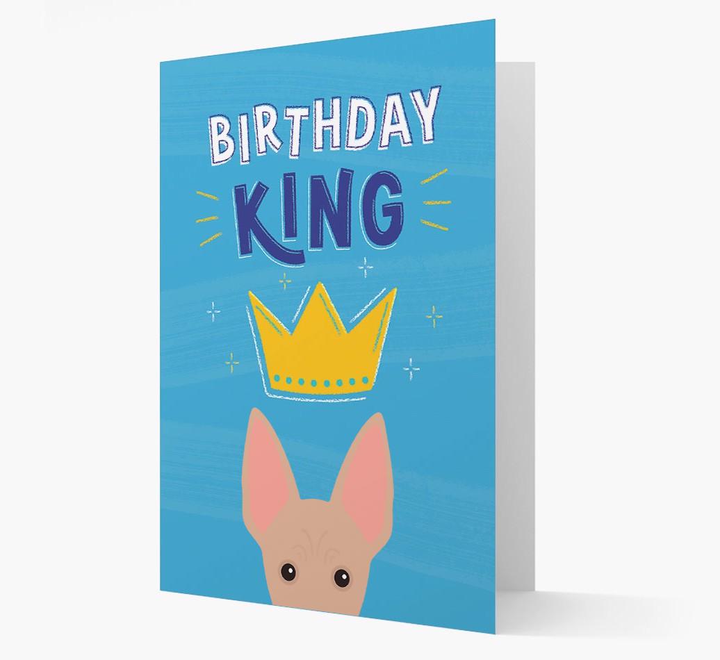 Birthday King: Personalized {breedFullName} Card