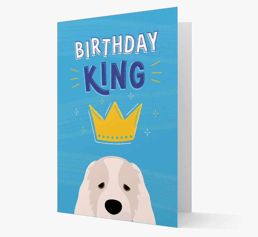 Birthday King: Personalized {breedFullName} Card