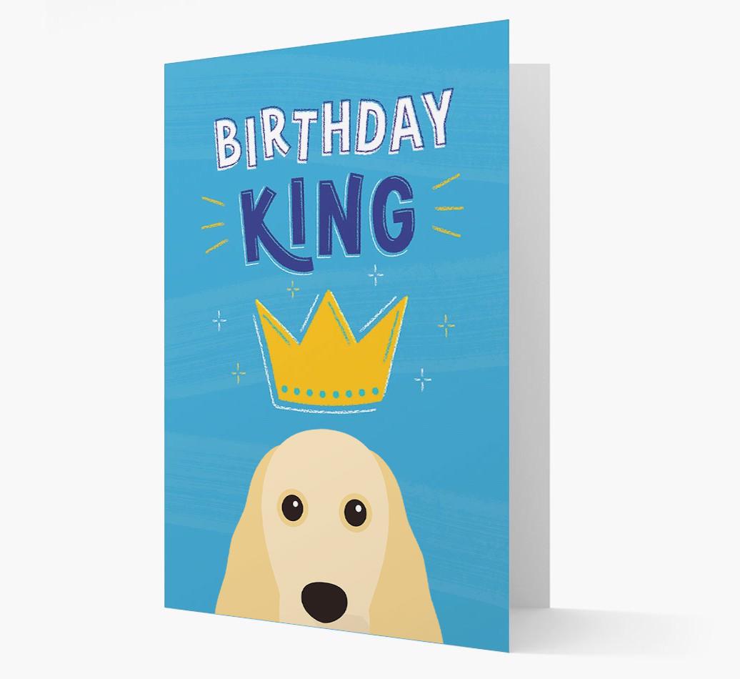 Birthday King: Personalized {breedFullName} Card