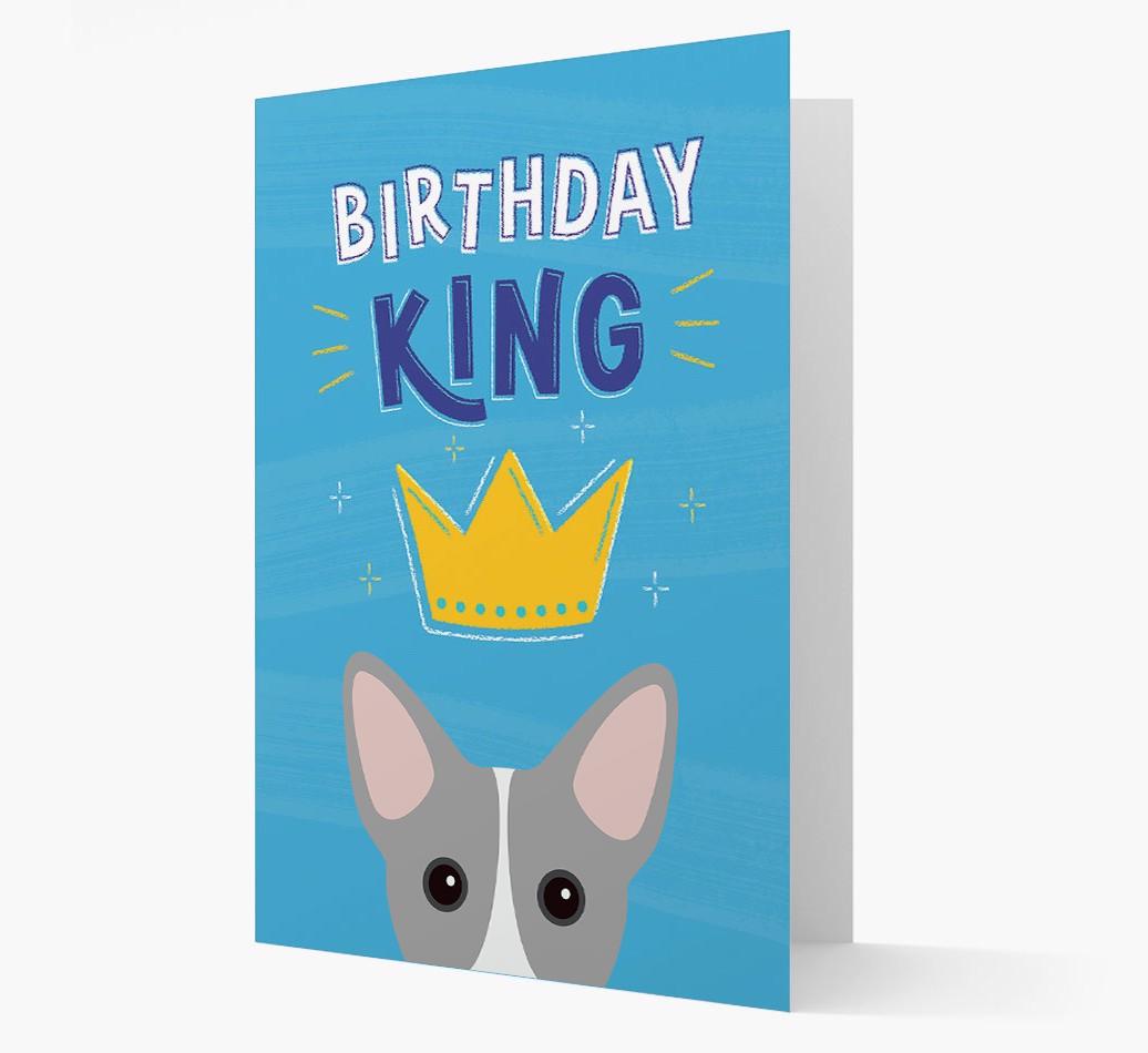 Birthday King: Personalized {breedFullName} Card
