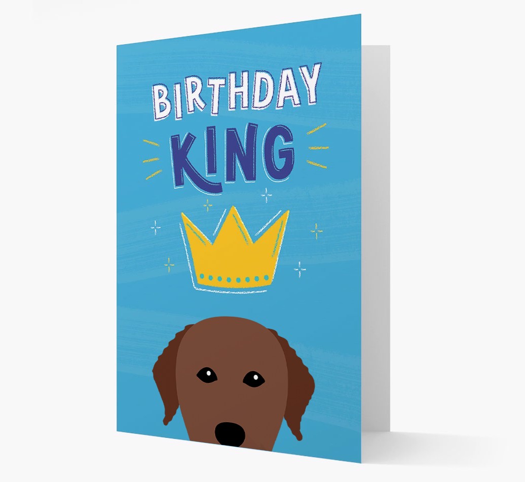 Birthday King: Personalized {breedFullName} Card