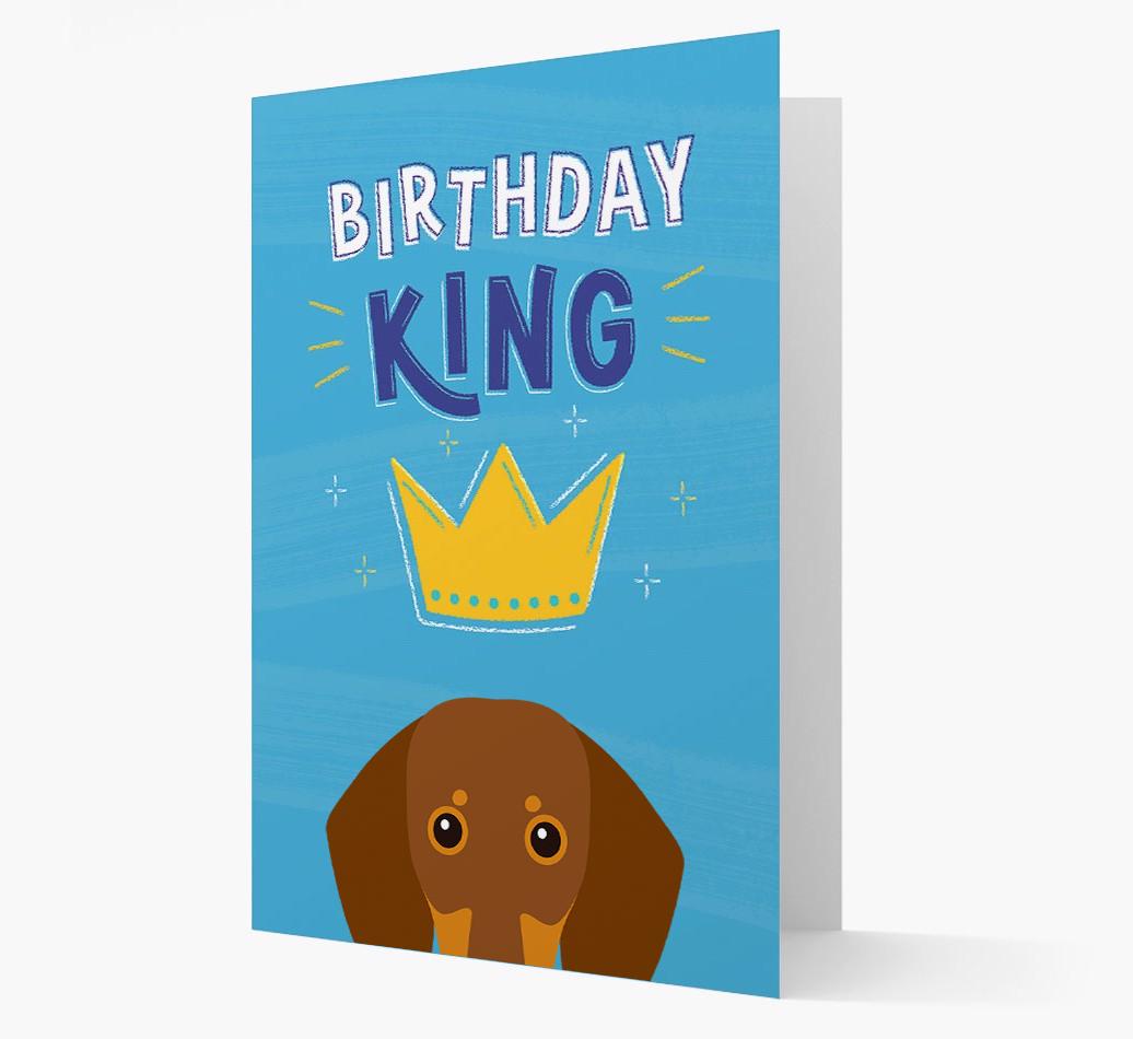 Birthday King: Personalized {breedFullName} Card