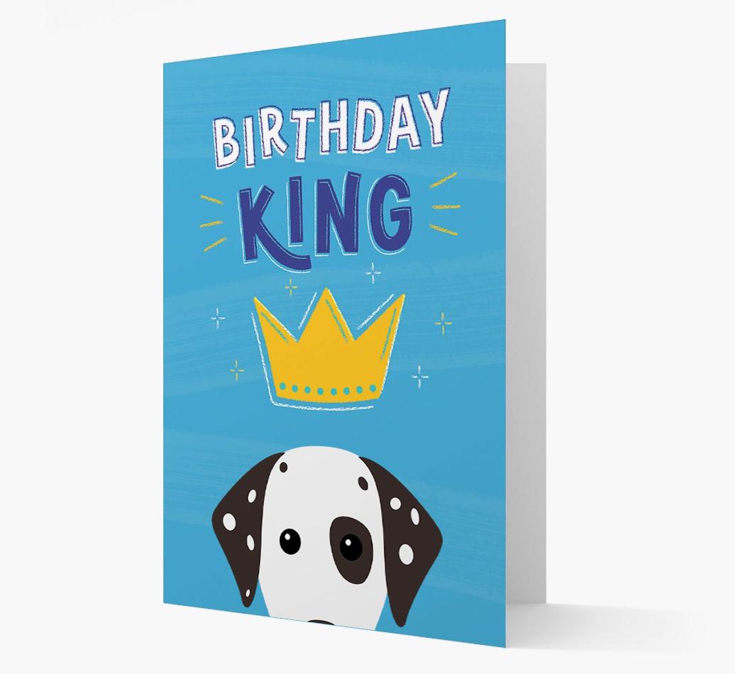 Birthday King: Personalized {breedFullName} Card
