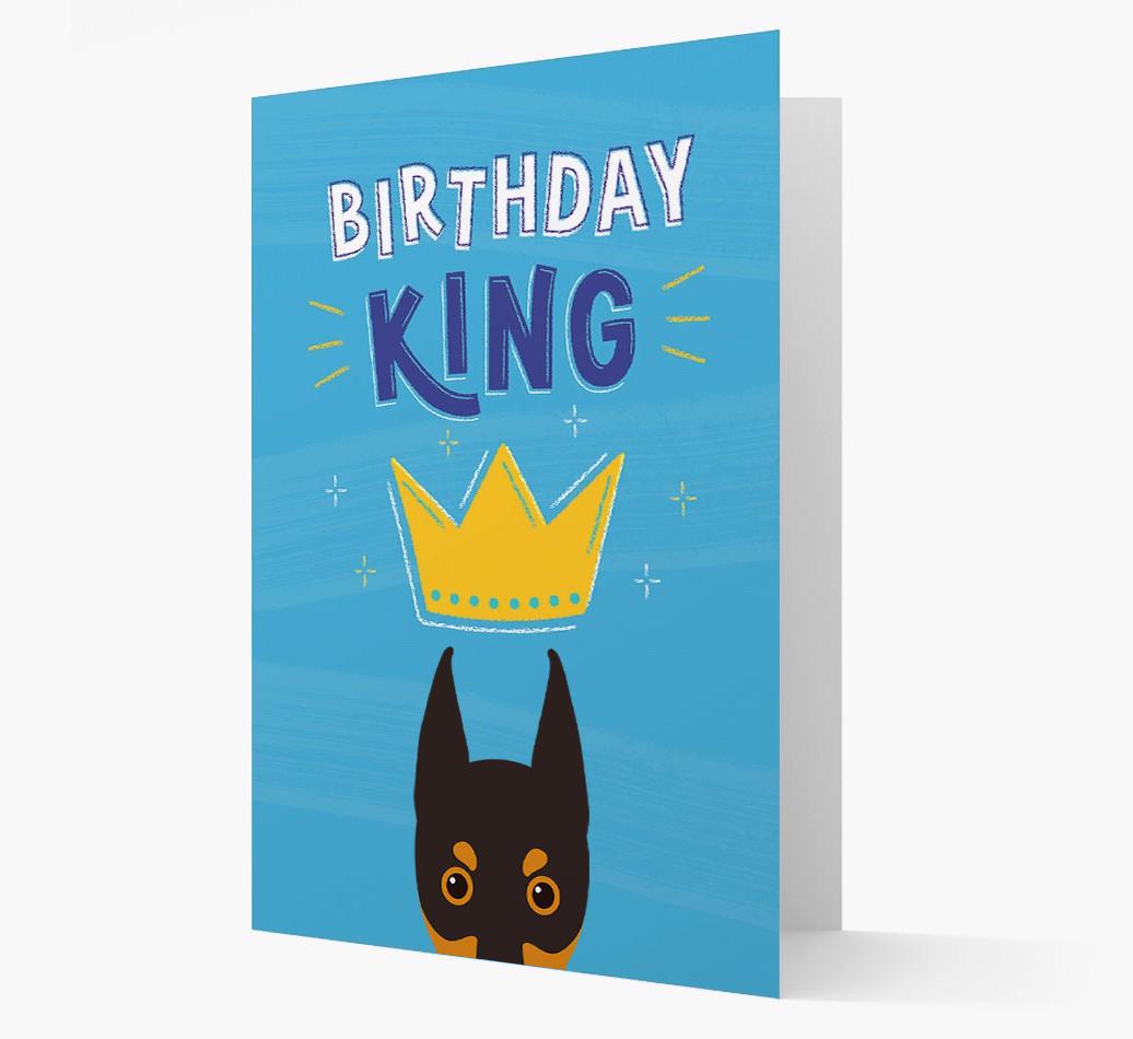 Birthday King: Personalized {breedFullName} Card