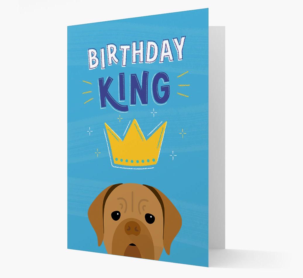 Birthday King: Personalized {breedFullName} Card