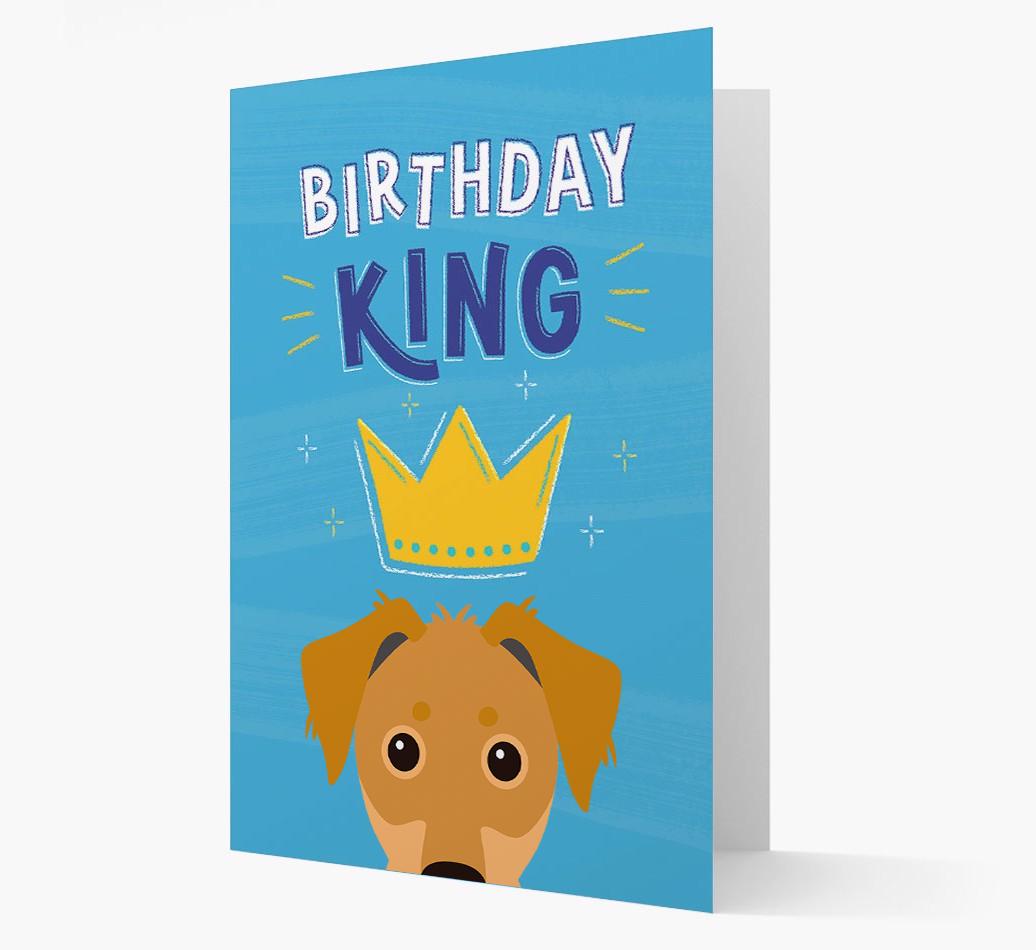 Birthday King: Personalized {breedFullName} Card