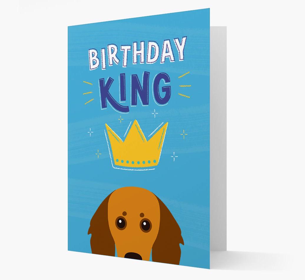 Birthday King: Personalized {breedFullName} Card