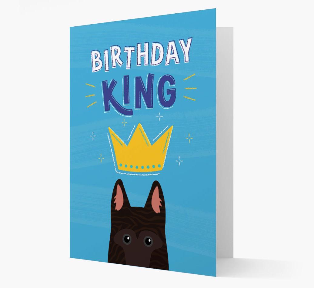 Birthday King: Personalized {breedFullName} Card