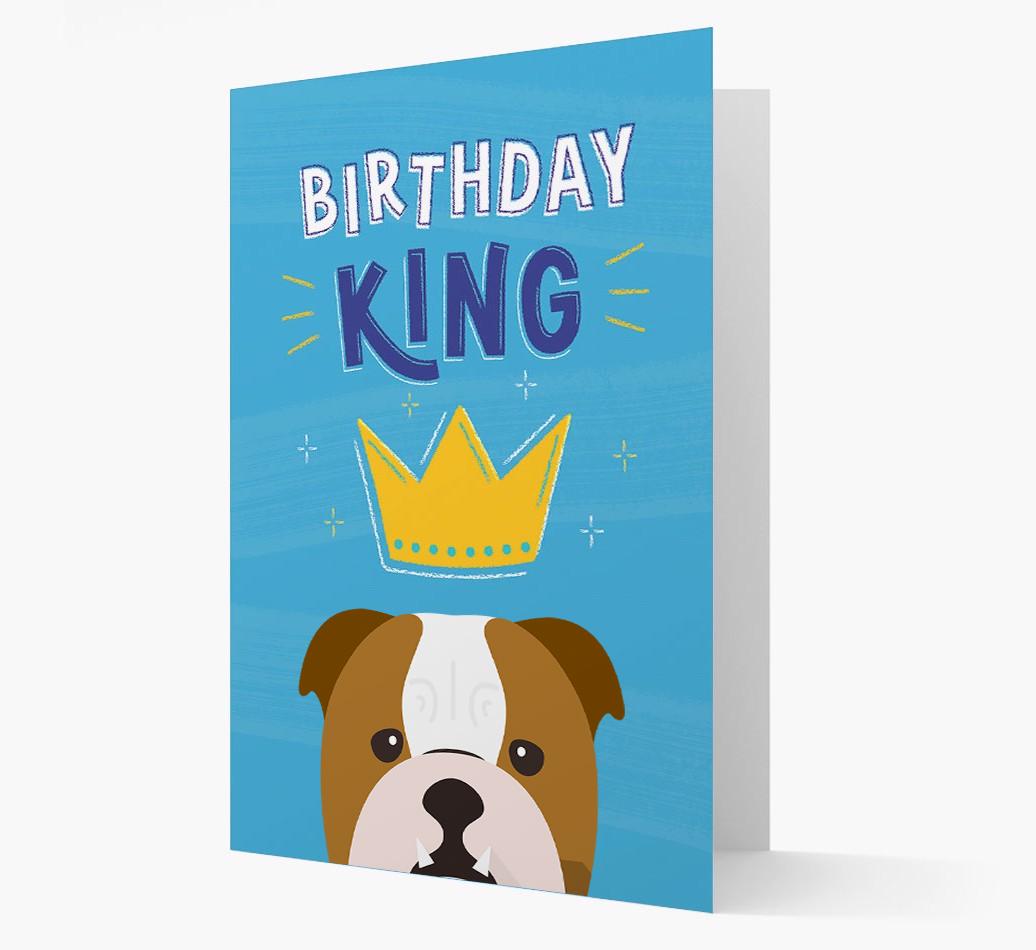 Birthday King: Personalized {breedFullName} Card