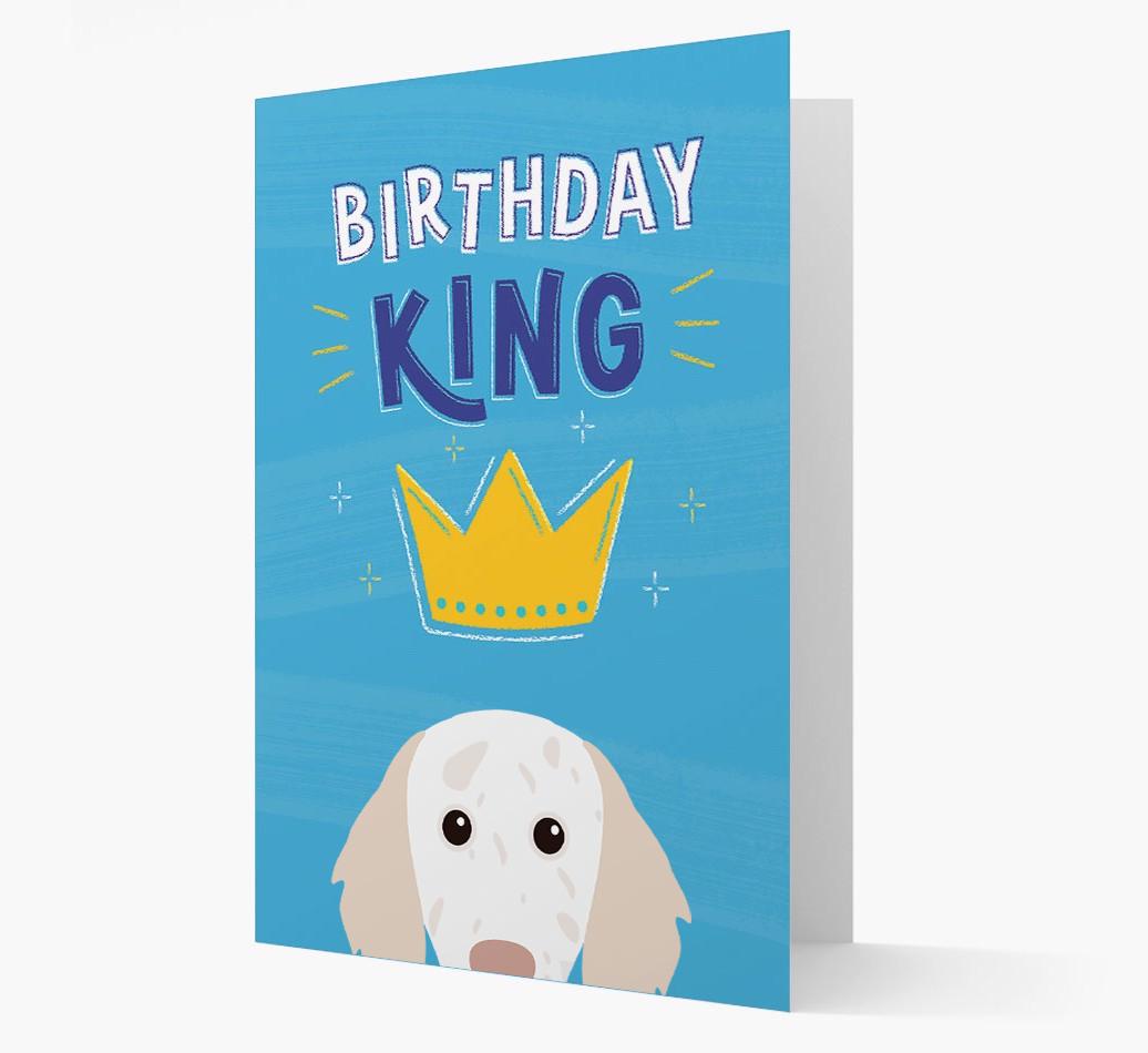 Birthday King: Personalized {breedFullName} Card