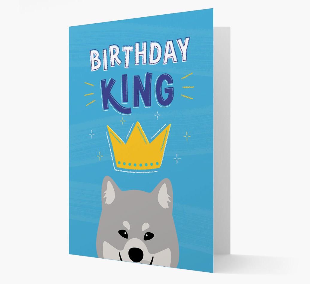 Birthday King: Personalized {breedFullName} Card