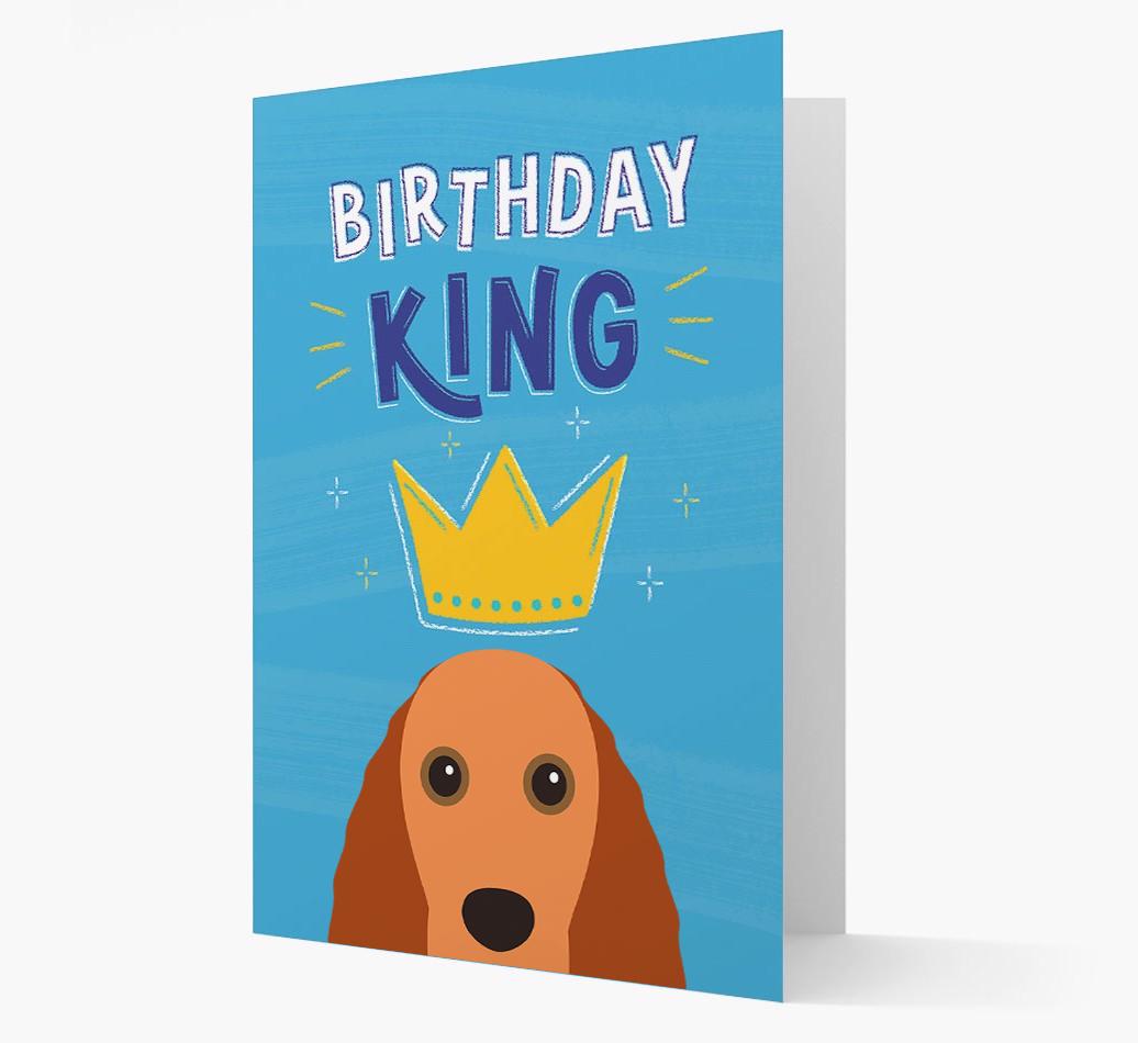 Birthday King: Personalized {breedFullName} Card