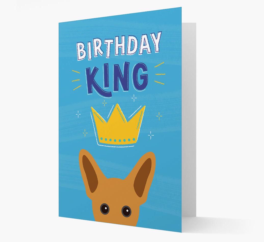 Birthday King: Personalized {breedFullName} Card