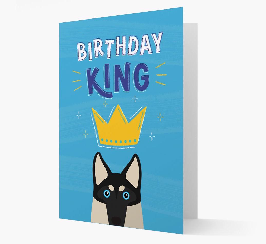 Birthday King: Personalized {breedFullName} Card