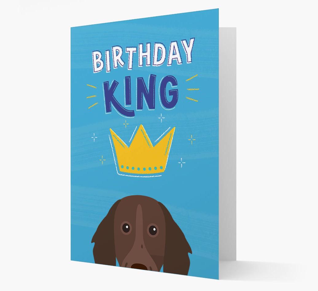 Birthday King: Personalized {breedFullName} Card