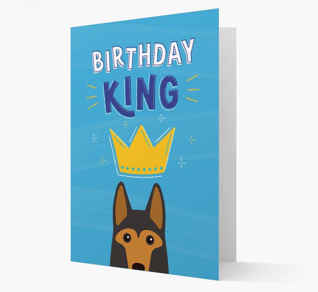 Birthday King: Personalized {breedFullName} Card