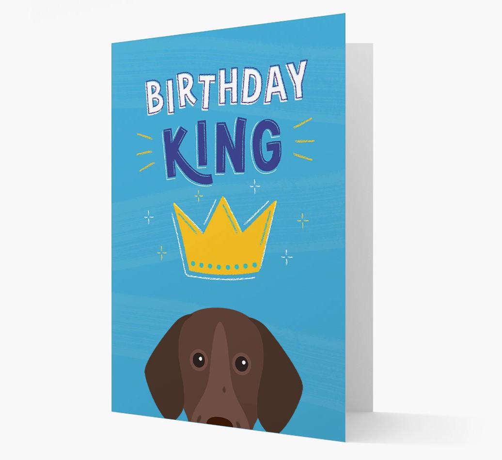 Birthday King: Personalized {breedFullName} Card