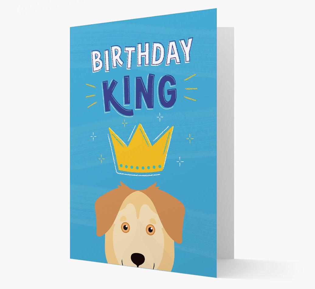Birthday King: Personalized {breedFullName} Card