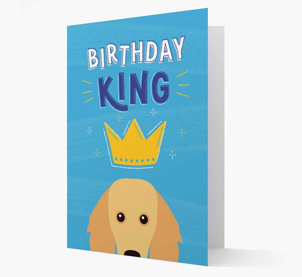 Birthday King: Personalized {breedFullName} Card