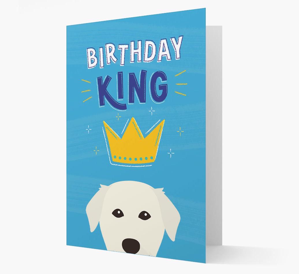 Birthday King: Personalized {breedFullName} Card
