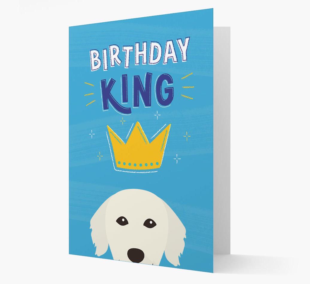Birthday King: Personalized {breedFullName} Card