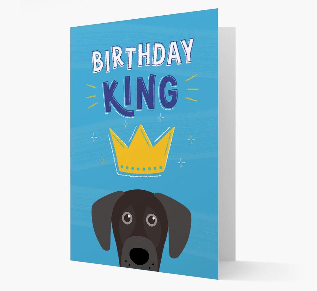 Birthday King: Personalized {breedFullName} Card