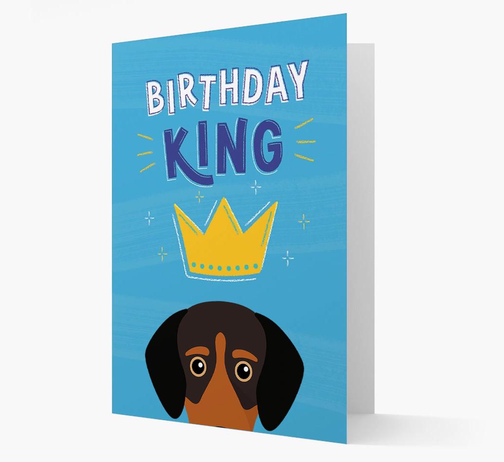 Birthday King: Personalized {breedFullName} Card