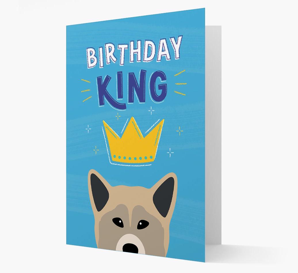 Birthday King: Personalized {breedFullName} Card
