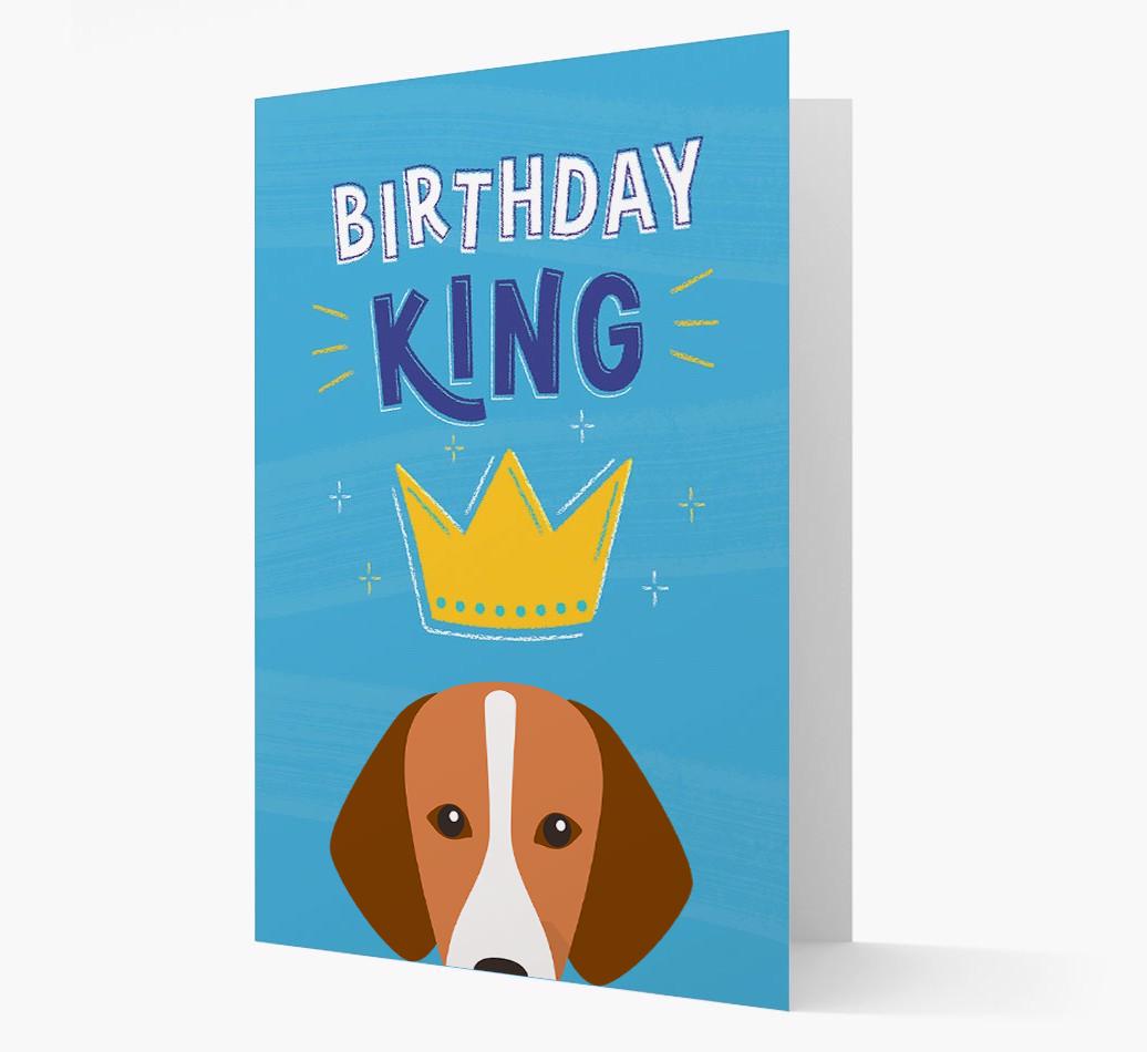 Birthday King: Personalized {breedFullName} Card