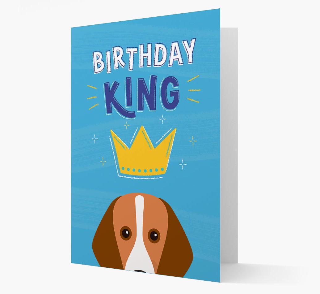 Birthday King: Personalized {breedFullName} Card