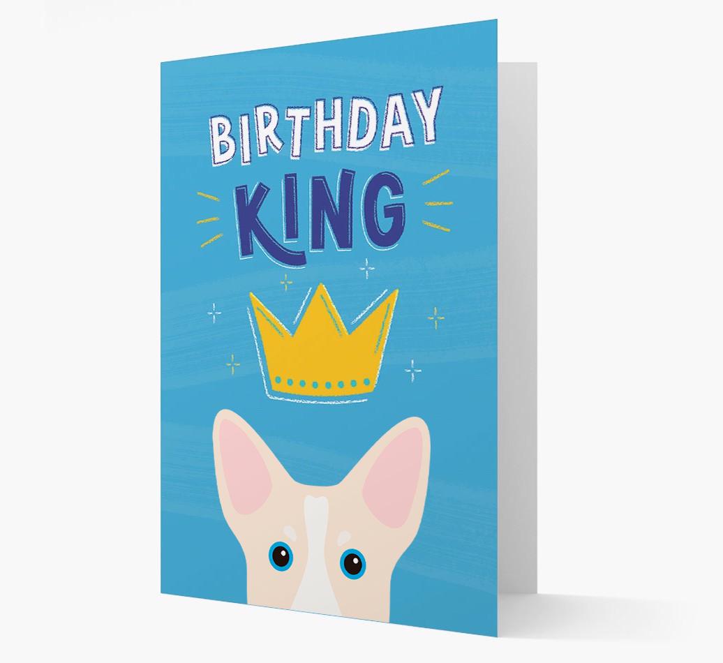 Birthday King: Personalized {breedFullName} Card