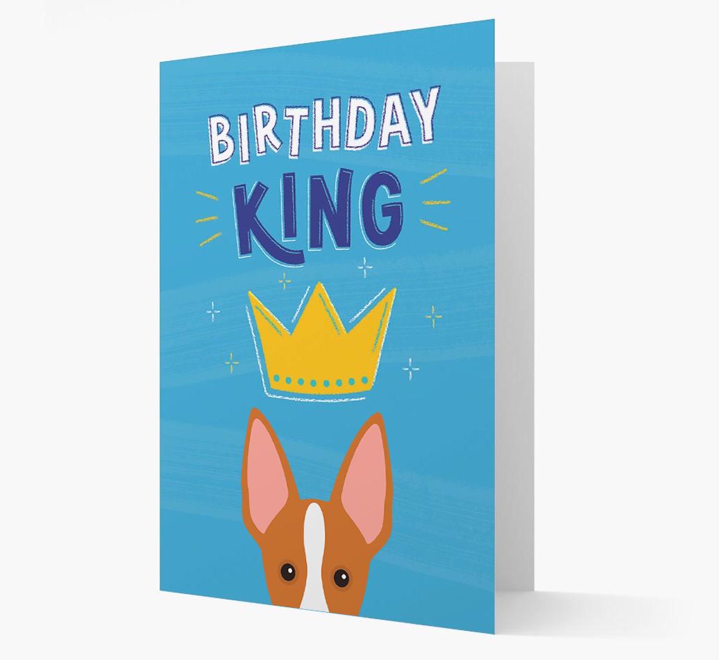 Birthday King: Personalized {breedFullName} Card