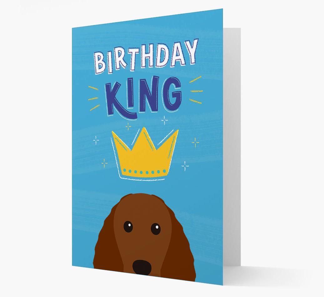 Birthday King: Personalized {breedFullName} Card